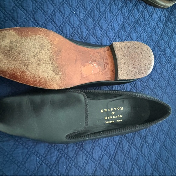 Shipton & Henbage British handmade leather smoking slippers - Picture 3 of 4